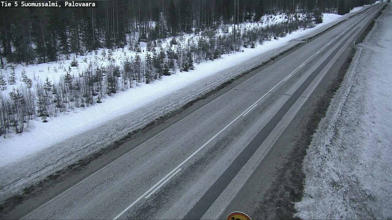 Weather Camera Image Road 5 Suomussalmi, Palovaara, Suomussalmi, Kainuu