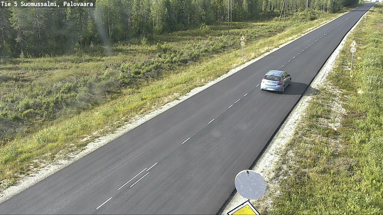Kelikamerat Kuva Tie 5 Suomussalmi, Palovaara, Suomussalmi, Kainuu