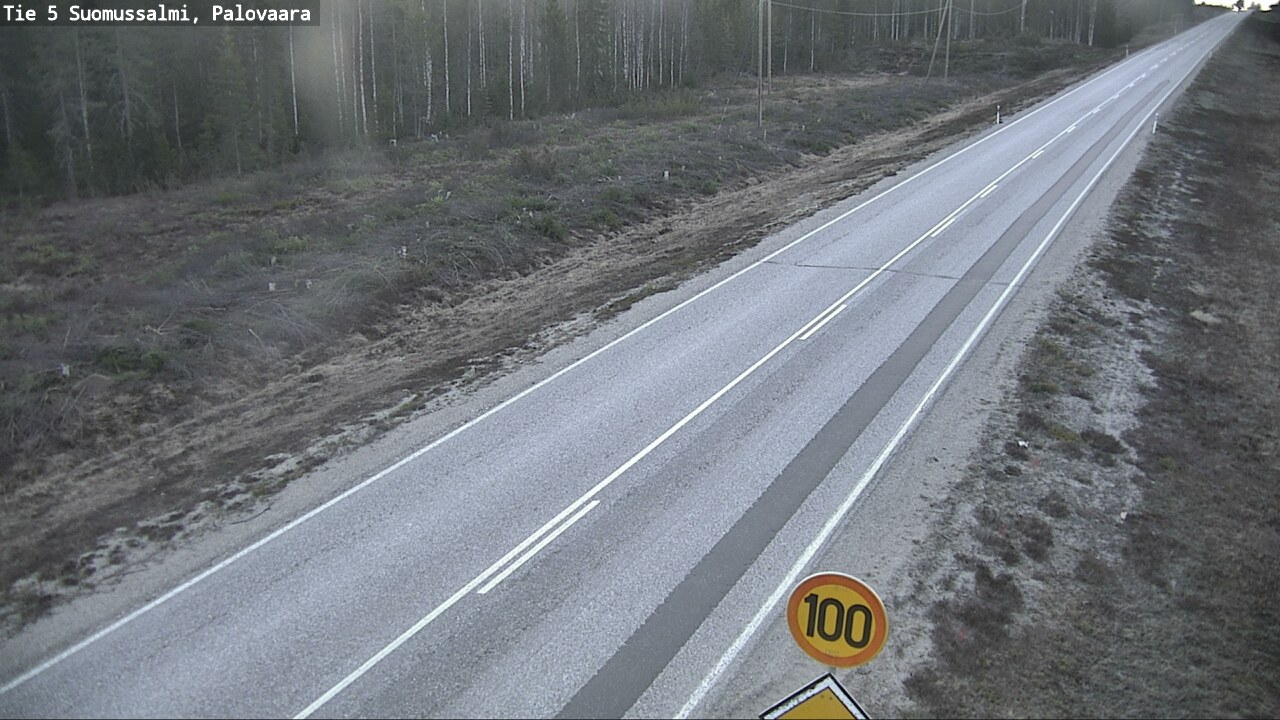 Kelikamerat Kuva Tie 5 Suomussalmi, Palovaara, Suomussalmi, Kainuu