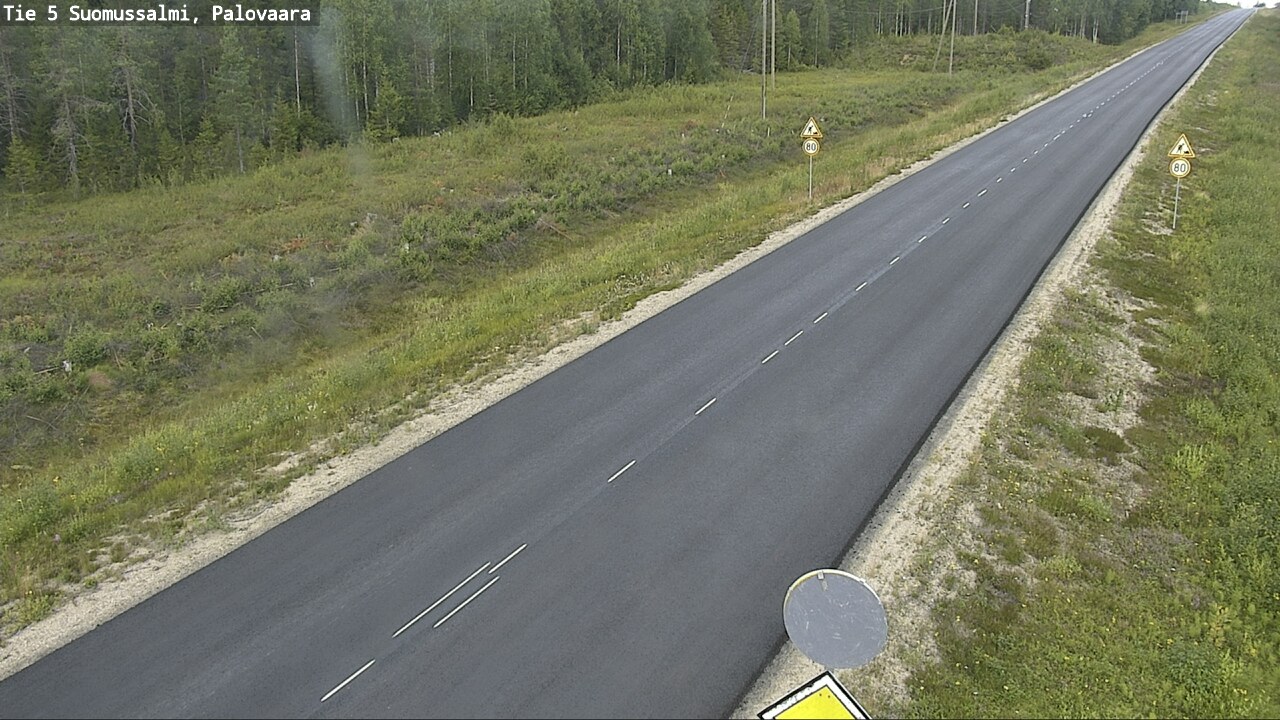 Kelikamerat Kuva Tie 5 Suomussalmi, Palovaara, Suomussalmi, Kainuu
