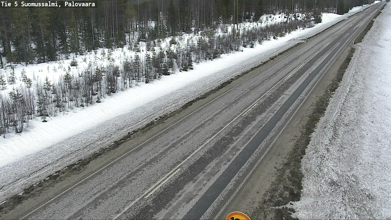 Weather Camera Image Road 5 Suomussalmi, Palovaara, Suomussalmi, Kainuu