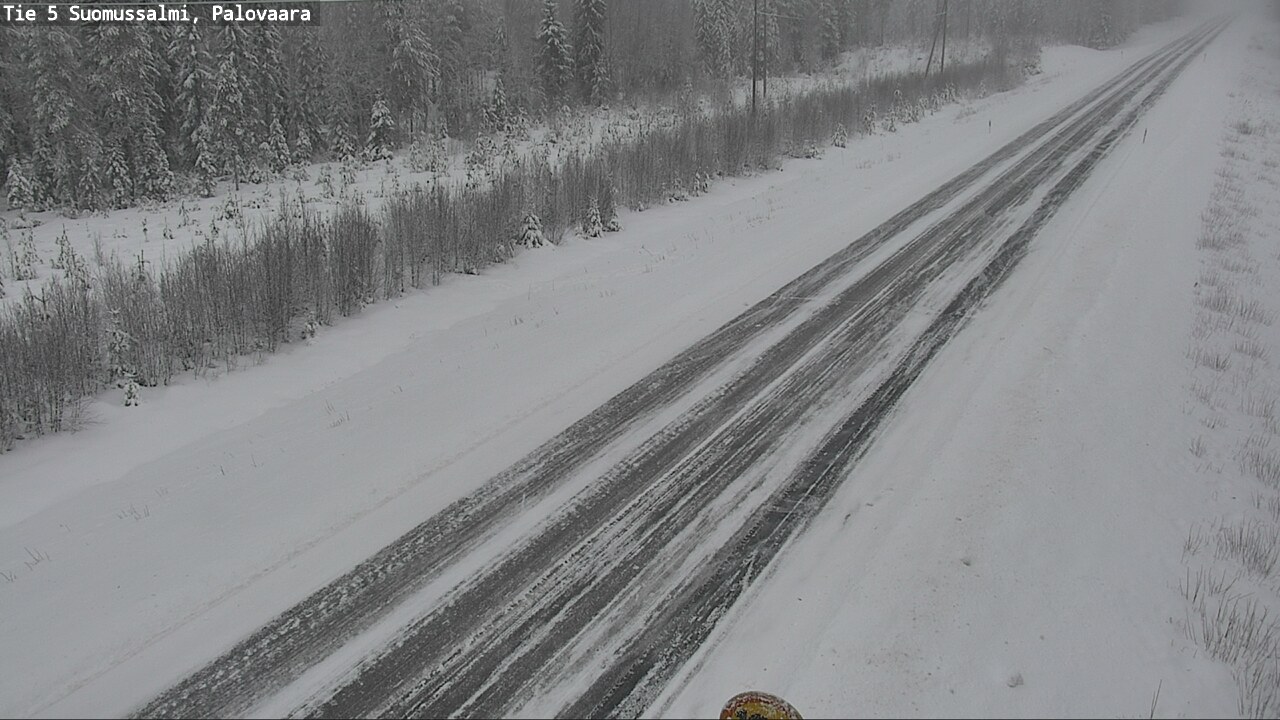 Weather Camera Image Road 5 Suomussalmi, Palovaara, Suomussalmi, Kainuu