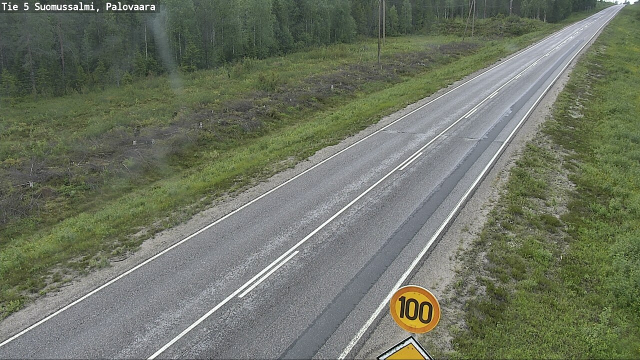 Kelikamerat Kuva Tie 5 Suomussalmi, Palovaara, Suomussalmi, Kainuu