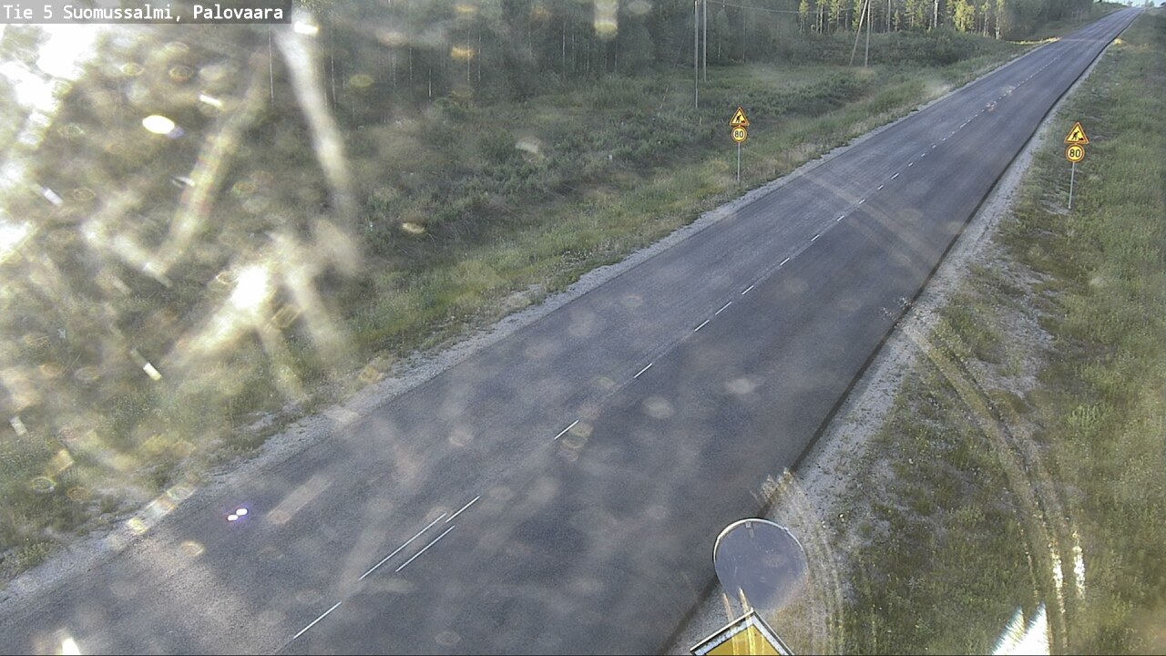 Kelikamerat Kuva Tie 5 Suomussalmi, Palovaara, Suomussalmi, Kainuu