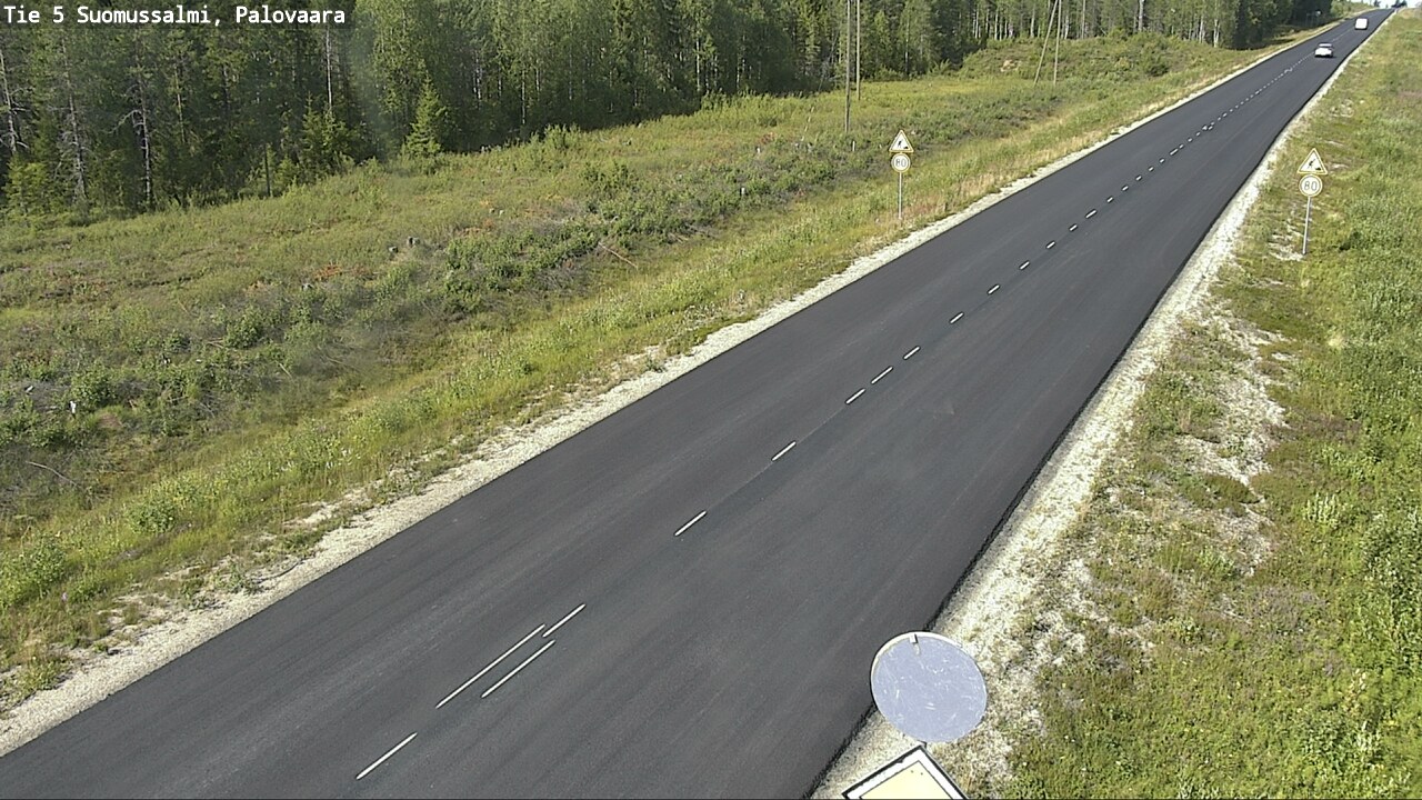 Kelikamerat Kuva Tie 5 Suomussalmi, Palovaara, Suomussalmi, Kainuu