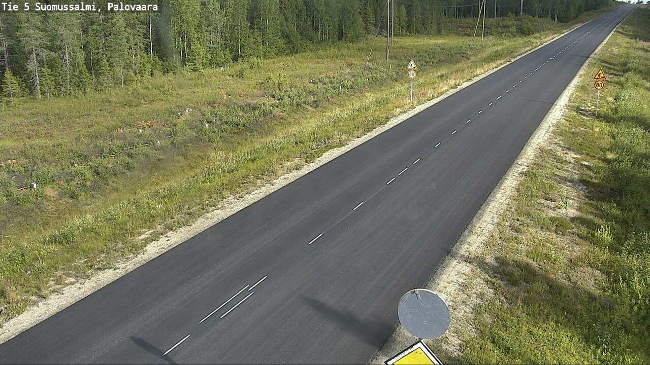 Kelikamerat Kuva Tie 5 Suomussalmi, Palovaara, Suomussalmi, Kainuu