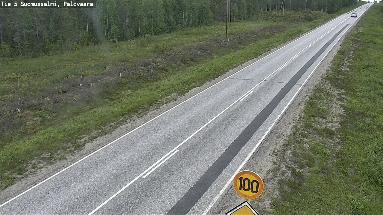 Kelikamerat Kuva Tie 5 Suomussalmi, Palovaara, Suomussalmi, Kainuu