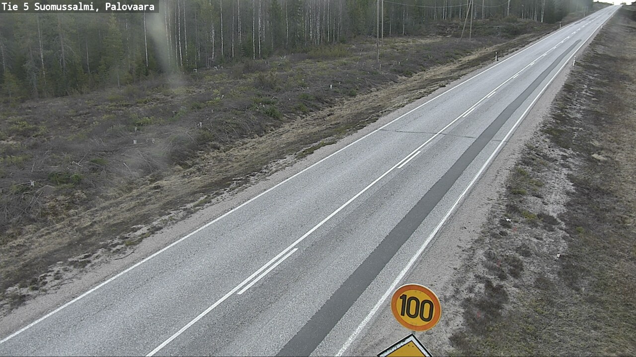 Kelikamerat Kuva Tie 5 Suomussalmi, Palovaara, Suomussalmi, Kainuu