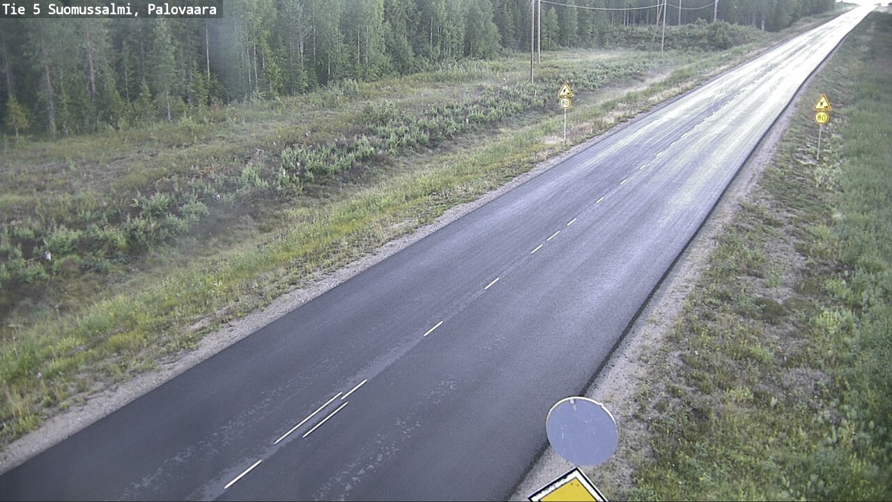 Kelikamerat Kuva Tie 5 Suomussalmi, Palovaara, Suomussalmi, Kainuu