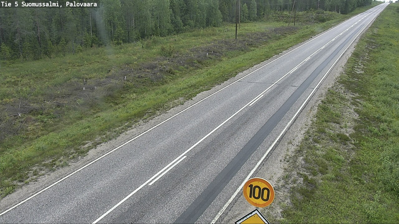 Kelikamerat Kuva Tie 5 Suomussalmi, Palovaara, Suomussalmi, Kainuu