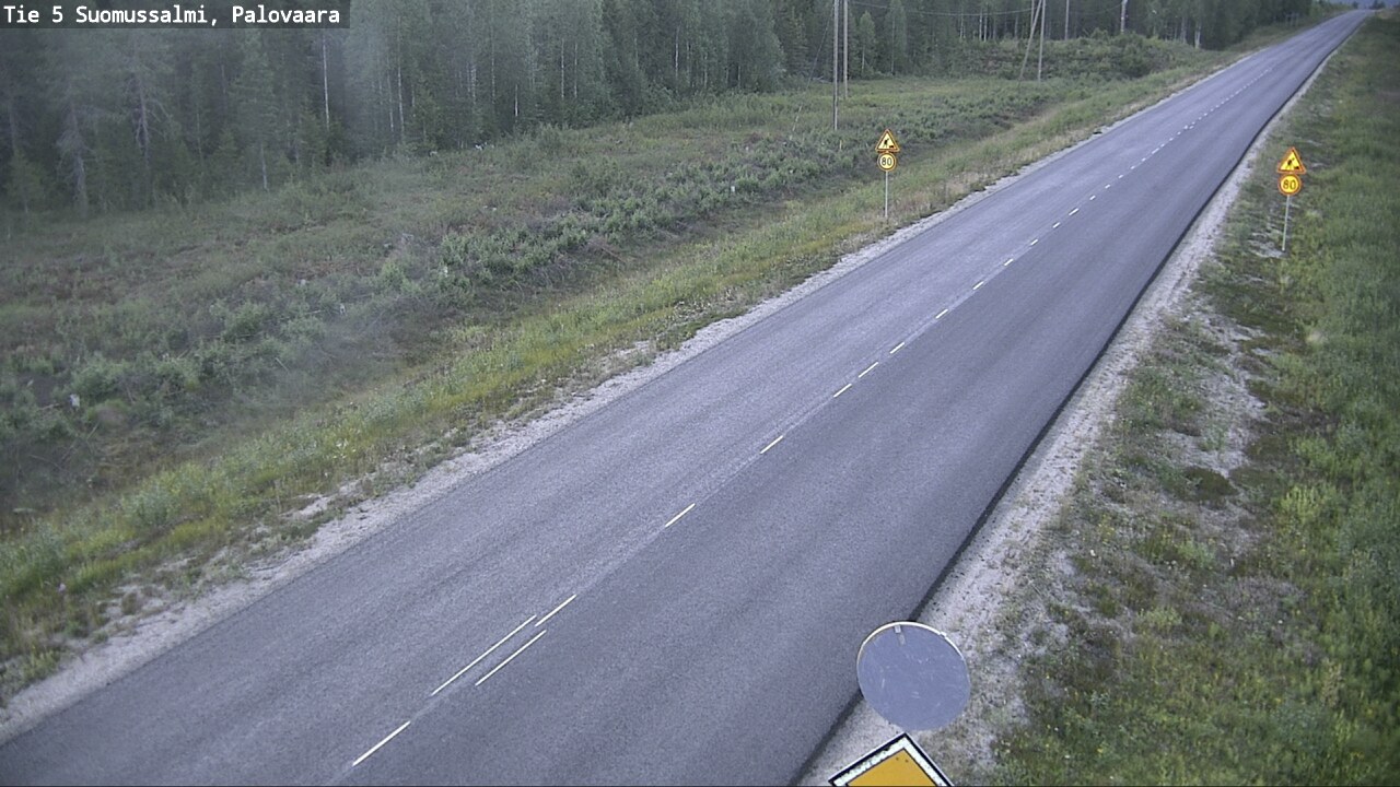Kelikamerat Kuva Tie 5 Suomussalmi, Palovaara, Suomussalmi, Kainuu
