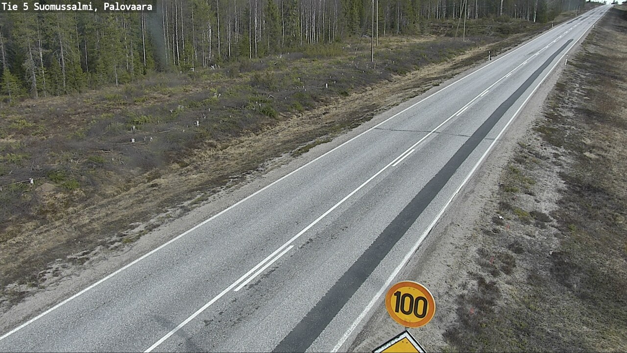 Kelikamerat Kuva Tie 5 Suomussalmi, Palovaara, Suomussalmi, Kainuu