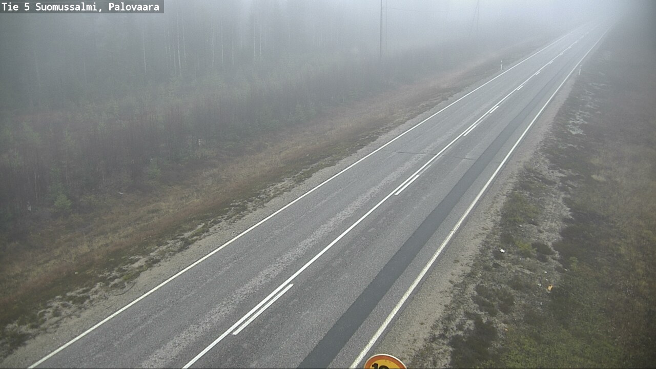 Kelikamerat Kuva Tie 5 Suomussalmi, Palovaara, Suomussalmi, Kainuu