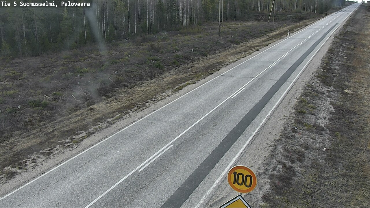 Kelikamerat Kuva Tie 5 Suomussalmi, Palovaara, Suomussalmi, Kainuu