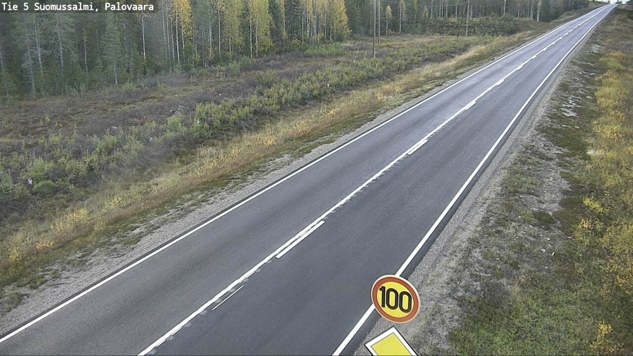 Kelikamerat Kuva Tie 5 Suomussalmi, Palovaara, Suomussalmi, Kainuu