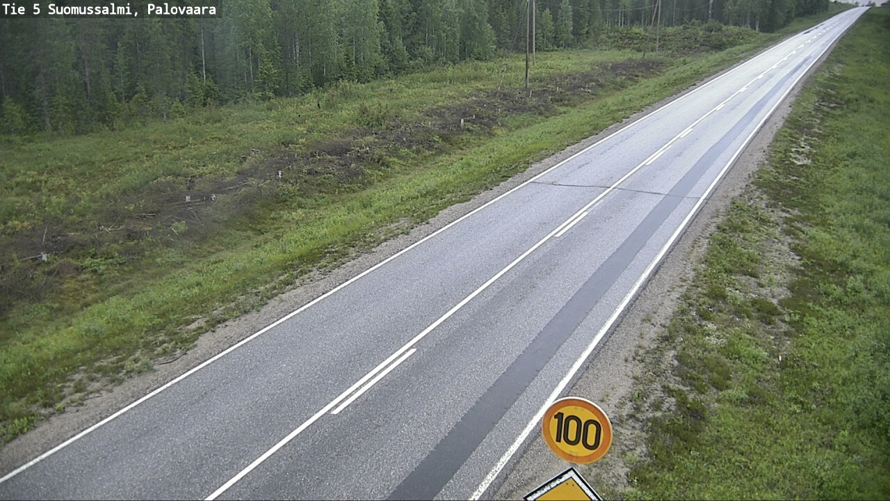 Kelikamerat Kuva Tie 5 Suomussalmi, Palovaara, Suomussalmi, Kainuu