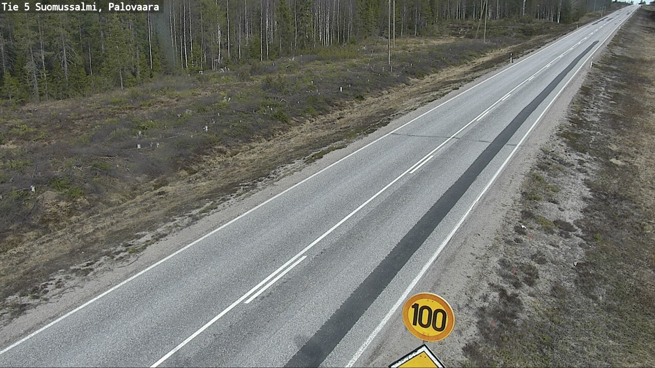 Kelikamerat Kuva Tie 5 Suomussalmi, Palovaara, Suomussalmi, Kainuu