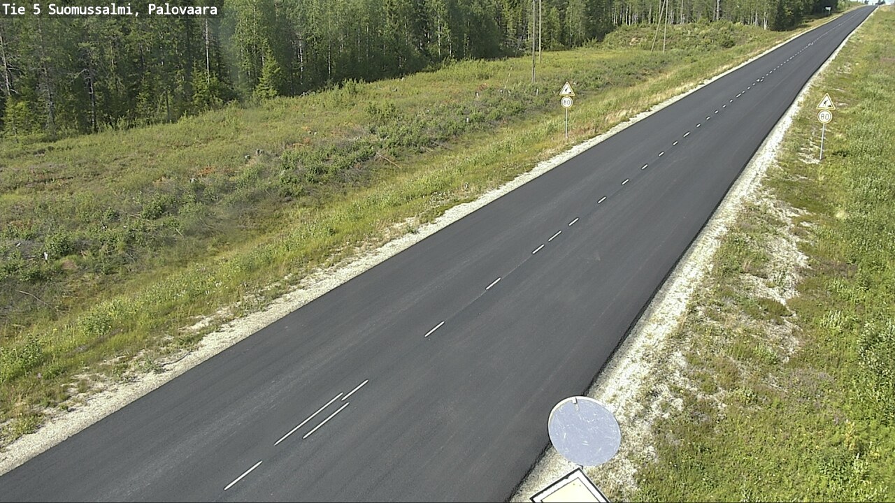 Kelikamerat Kuva Tie 5 Suomussalmi, Palovaara, Suomussalmi, Kainuu