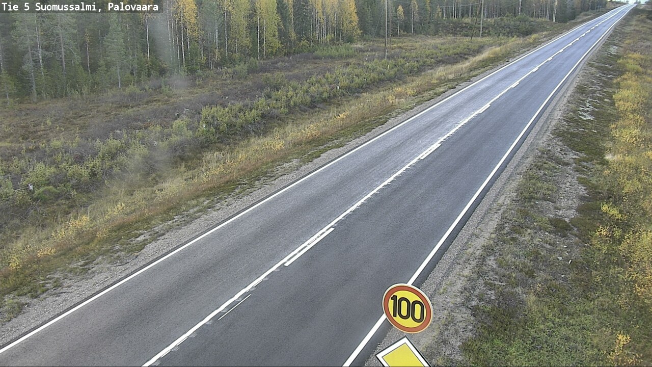 Kelikamerat Kuva Tie 5 Suomussalmi, Palovaara, Suomussalmi, Kainuu