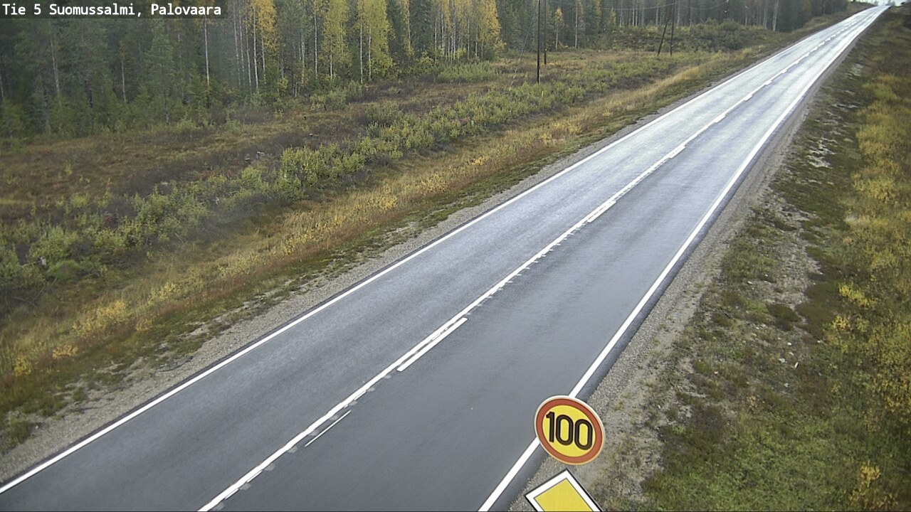 Weather Camera Image Road 5 Suomussalmi, Palovaara, Suomussalmi, Kainuu