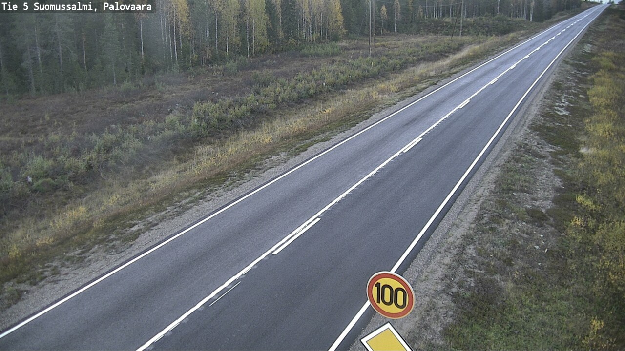 Kelikamerat Kuva Tie 5 Suomussalmi, Palovaara, Suomussalmi, Kainuu