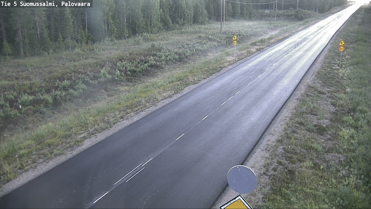 Kelikamerat Kuva Tie 5 Suomussalmi, Palovaara, Suomussalmi, Kainuu