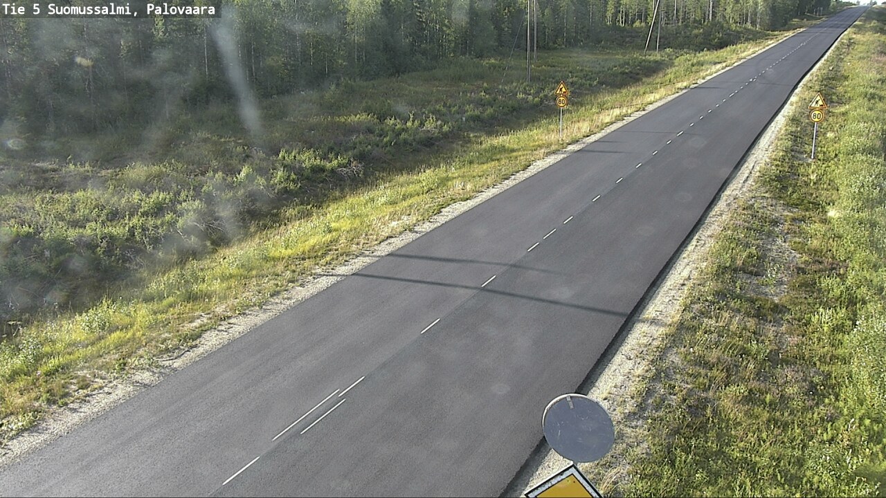 Kelikamerat Kuva Tie 5 Suomussalmi, Palovaara, Suomussalmi, Kainuu