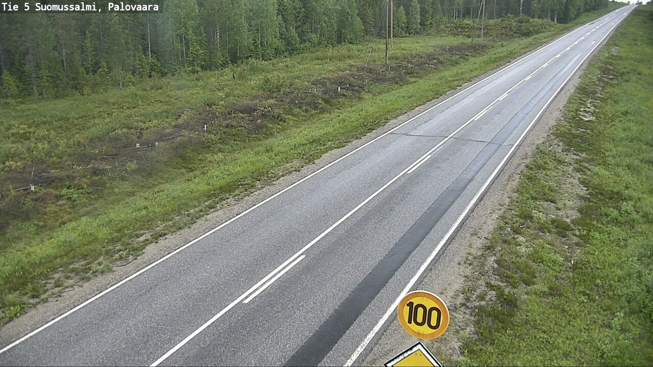 Kelikamerat Kuva Tie 5 Suomussalmi, Palovaara, Suomussalmi, Kainuu