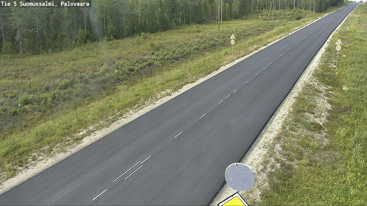 Kelikamerat Kuva Tie 5 Suomussalmi, Palovaara, Suomussalmi, Kainuu