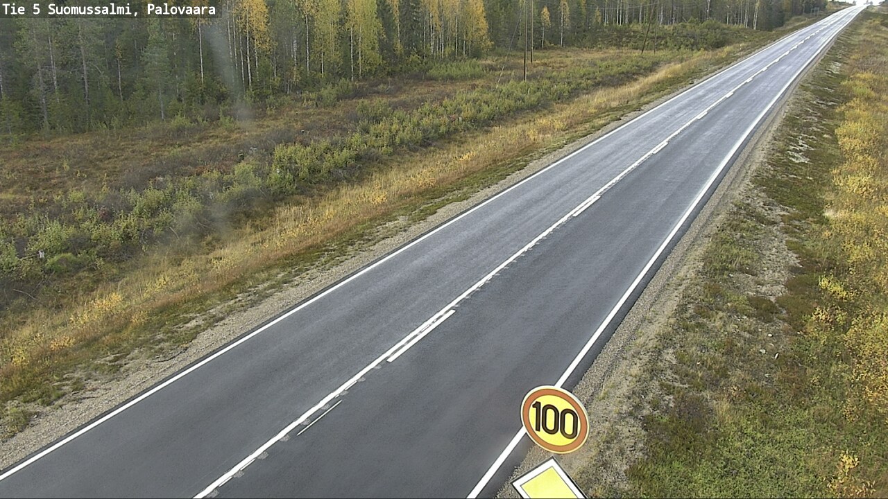 Kelikamerat Kuva Tie 5 Suomussalmi, Palovaara, Suomussalmi, Kainuu