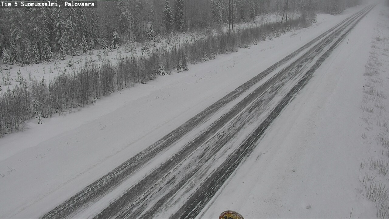 Weather Camera Image Road 5 Suomussalmi, Palovaara, Suomussalmi, Kainuu