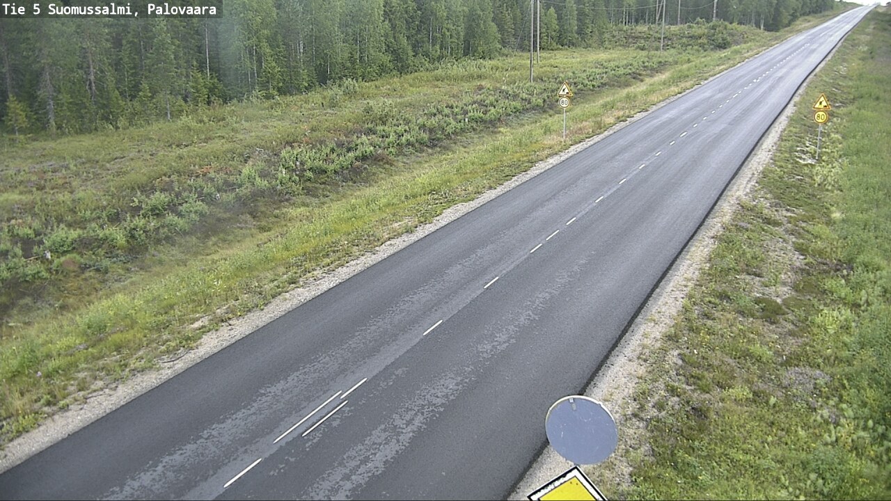 Kelikamerat Kuva Tie 5 Suomussalmi, Palovaara, Suomussalmi, Kainuu