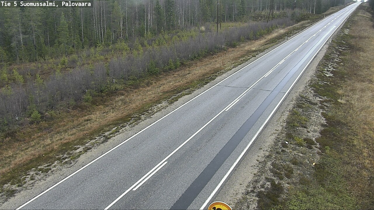 Weather Camera Image Road 5 Suomussalmi, Palovaara, Suomussalmi, Kainuu