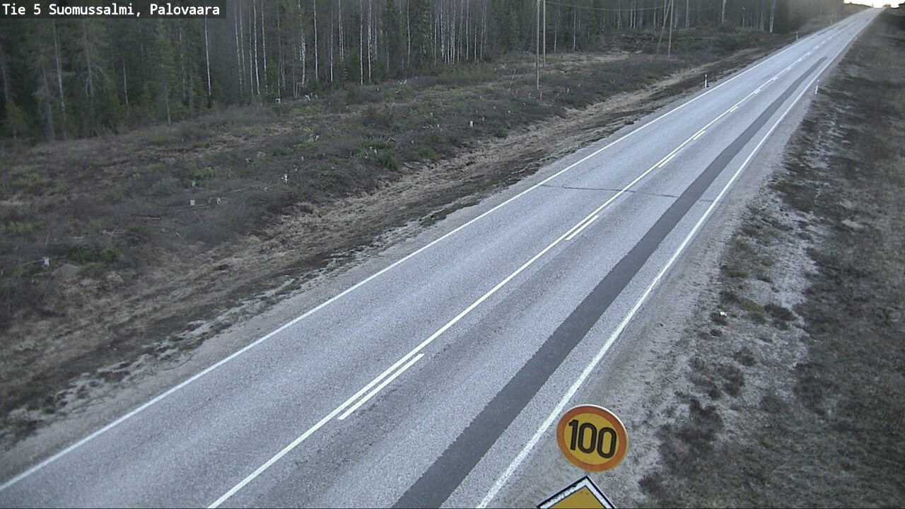 Kelikamerat Kuva Tie 5 Suomussalmi, Palovaara, Suomussalmi, Kainuu