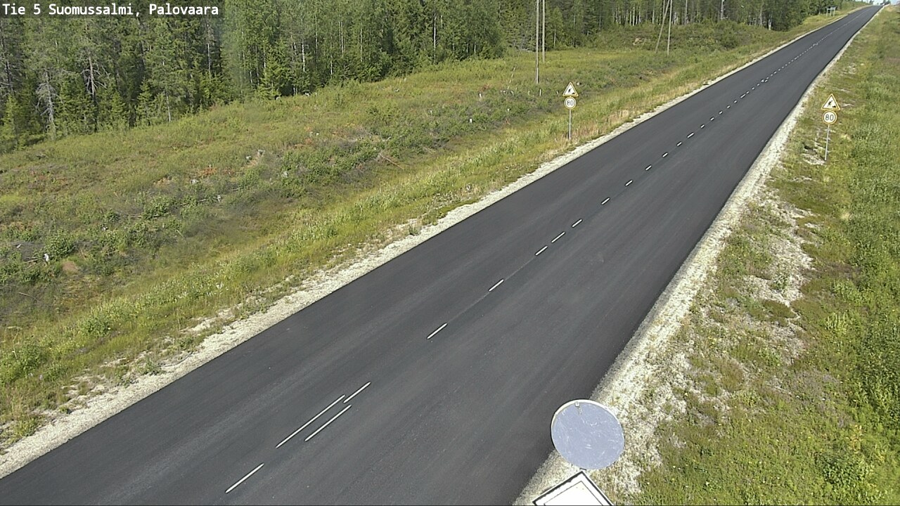 Kelikamerat Kuva Tie 5 Suomussalmi, Palovaara, Suomussalmi, Kainuu