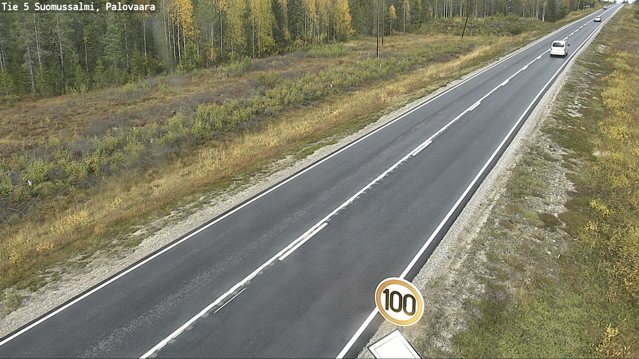 Kelikamerat Kuva Tie 5 Suomussalmi, Palovaara, Suomussalmi, Kainuu