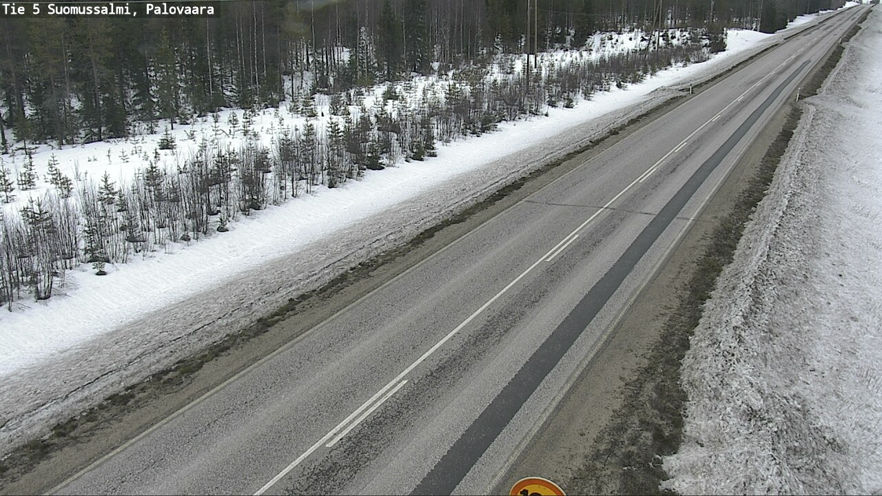 Weather Camera Image Road 5 Suomussalmi, Palovaara, Suomussalmi, Kainuu