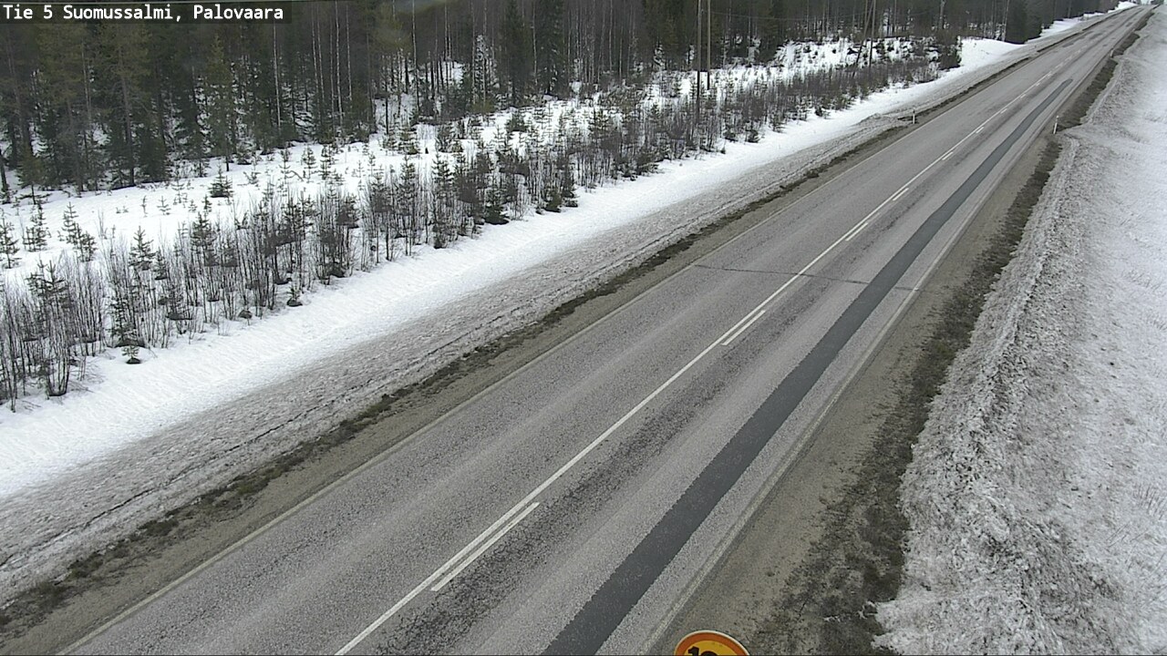 Weather Camera Image Road 5 Suomussalmi, Palovaara, Suomussalmi, Kainuu