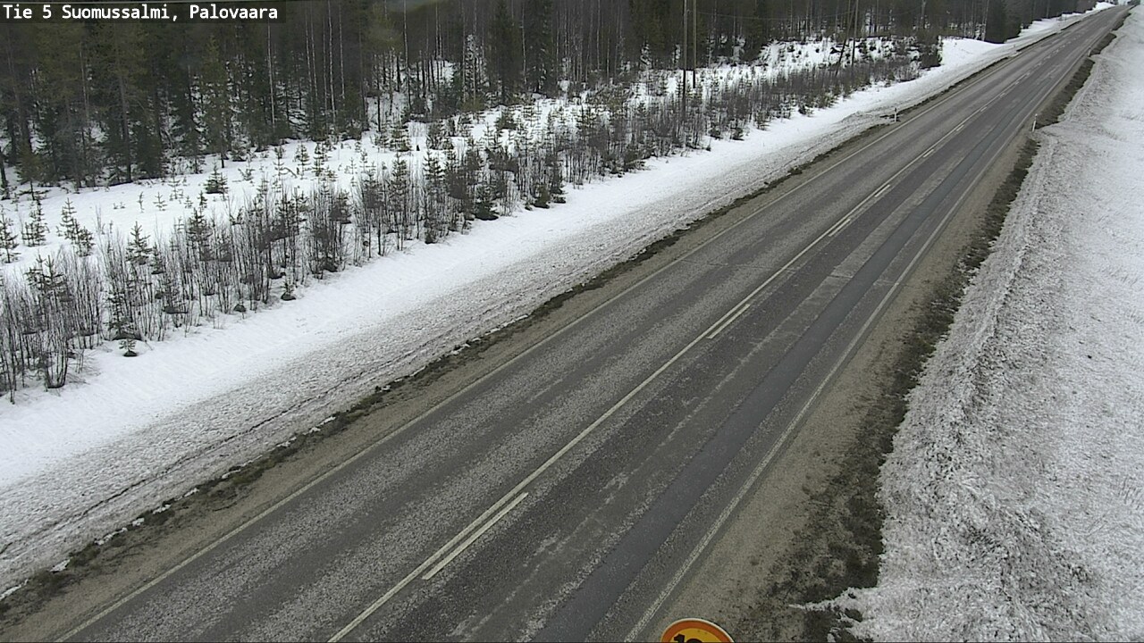 Weather Camera Image Road 5 Suomussalmi, Palovaara, Suomussalmi, Kainuu