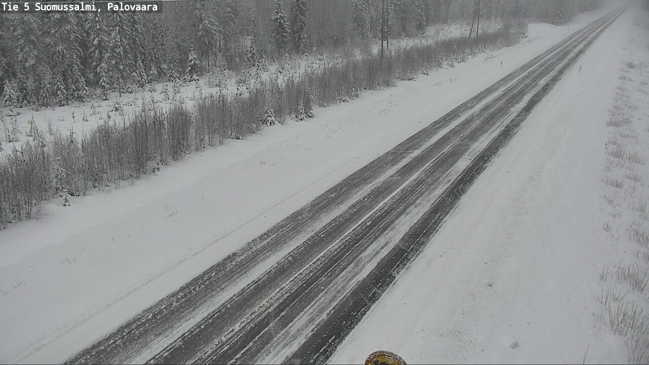 Weather Camera Image Road 5 Suomussalmi, Palovaara, Suomussalmi, Kainuu