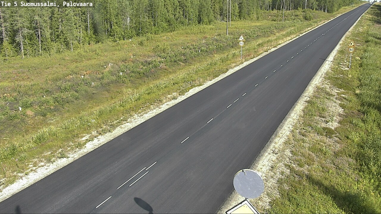Kelikamerat Kuva Tie 5 Suomussalmi, Palovaara, Suomussalmi, Kainuu