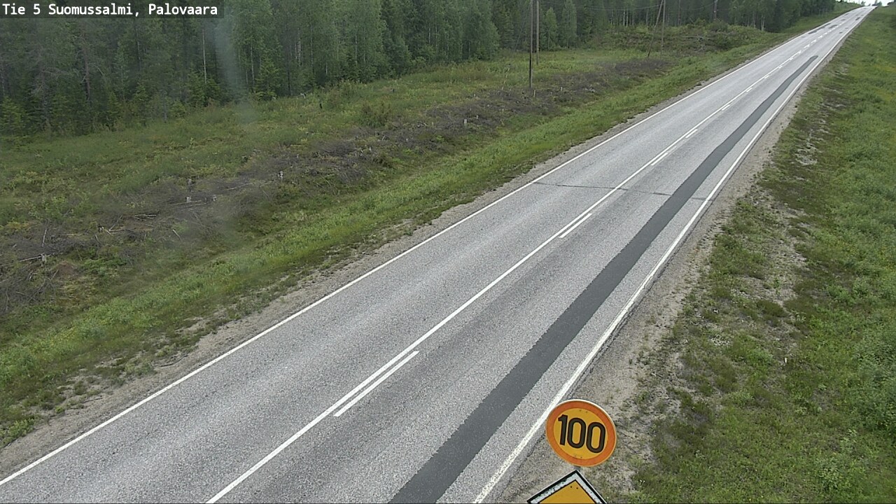 Kelikamerat Kuva Tie 5 Suomussalmi, Palovaara, Suomussalmi, Kainuu