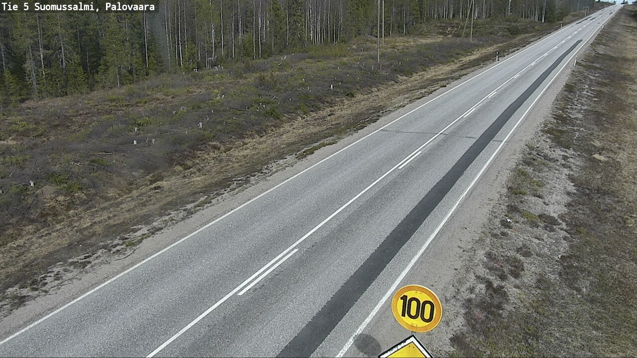 Kelikamerat Kuva Tie 5 Suomussalmi, Palovaara, Suomussalmi, Kainuu