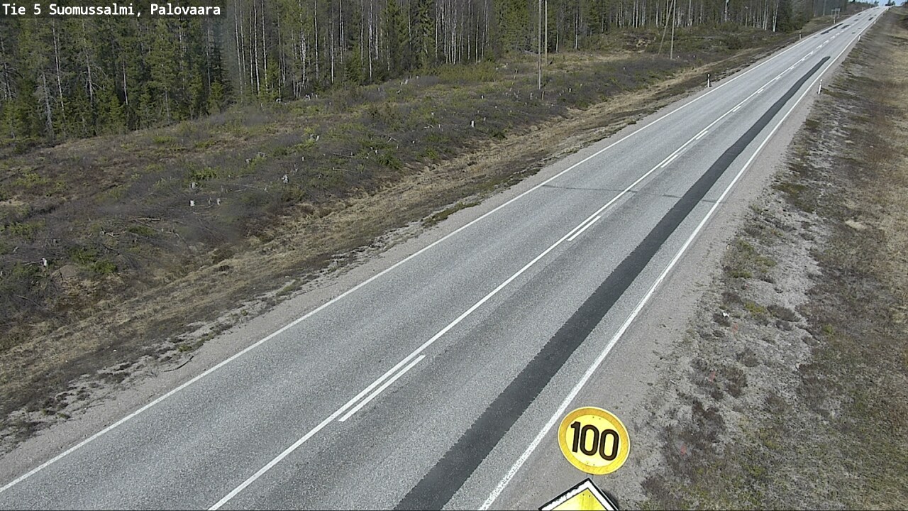 Kelikamerat Kuva Tie 5 Suomussalmi, Palovaara, Suomussalmi, Kainuu
