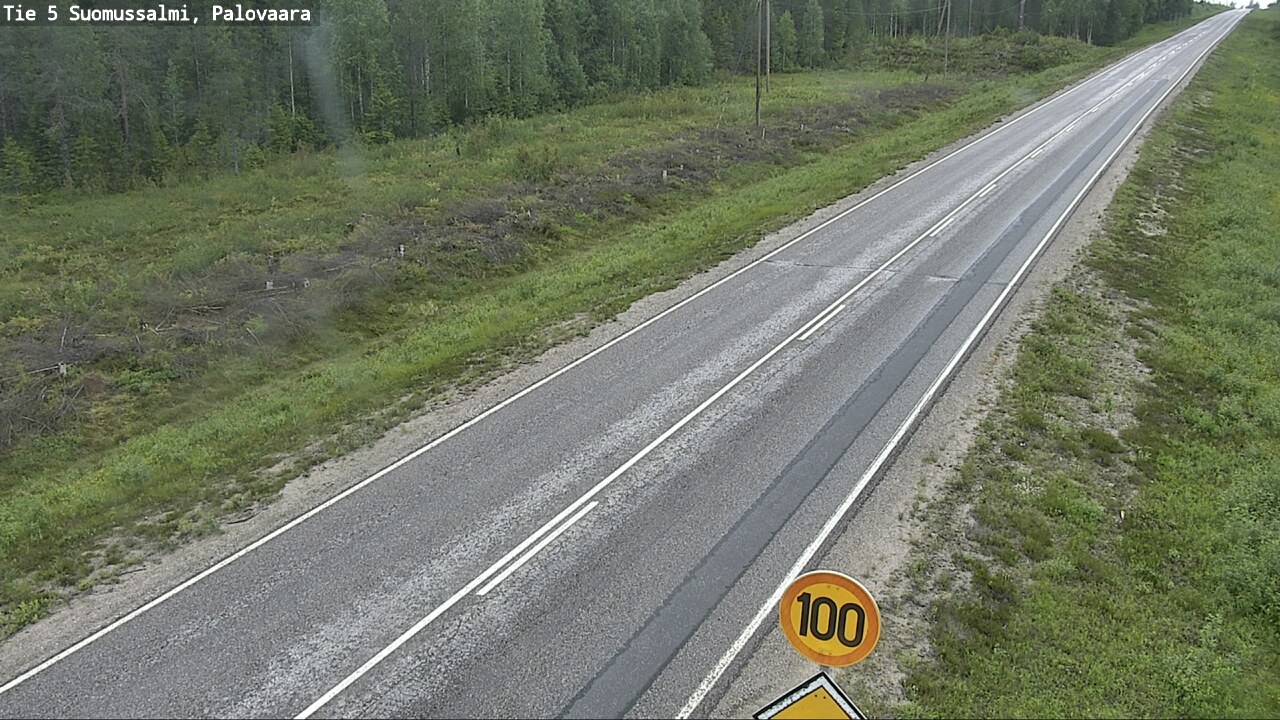 Kelikamerat Kuva Tie 5 Suomussalmi, Palovaara, Suomussalmi, Kainuu