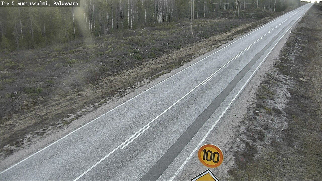 Kelikamerat Kuva Tie 5 Suomussalmi, Palovaara, Suomussalmi, Kainuu