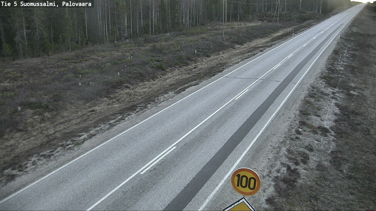 Kelikamerat Kuva Tie 5 Suomussalmi, Palovaara, Suomussalmi, Kainuu