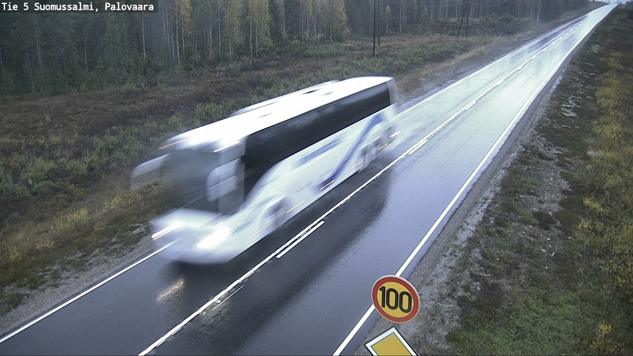 Weather Camera Image Road 5 Suomussalmi, Palovaara, Suomussalmi, Kainuu