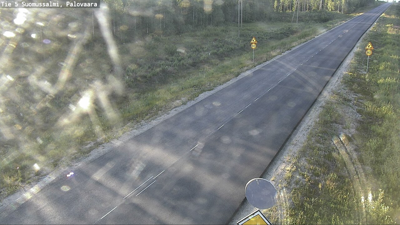 Kelikamerat Kuva Tie 5 Suomussalmi, Palovaara, Suomussalmi, Kainuu