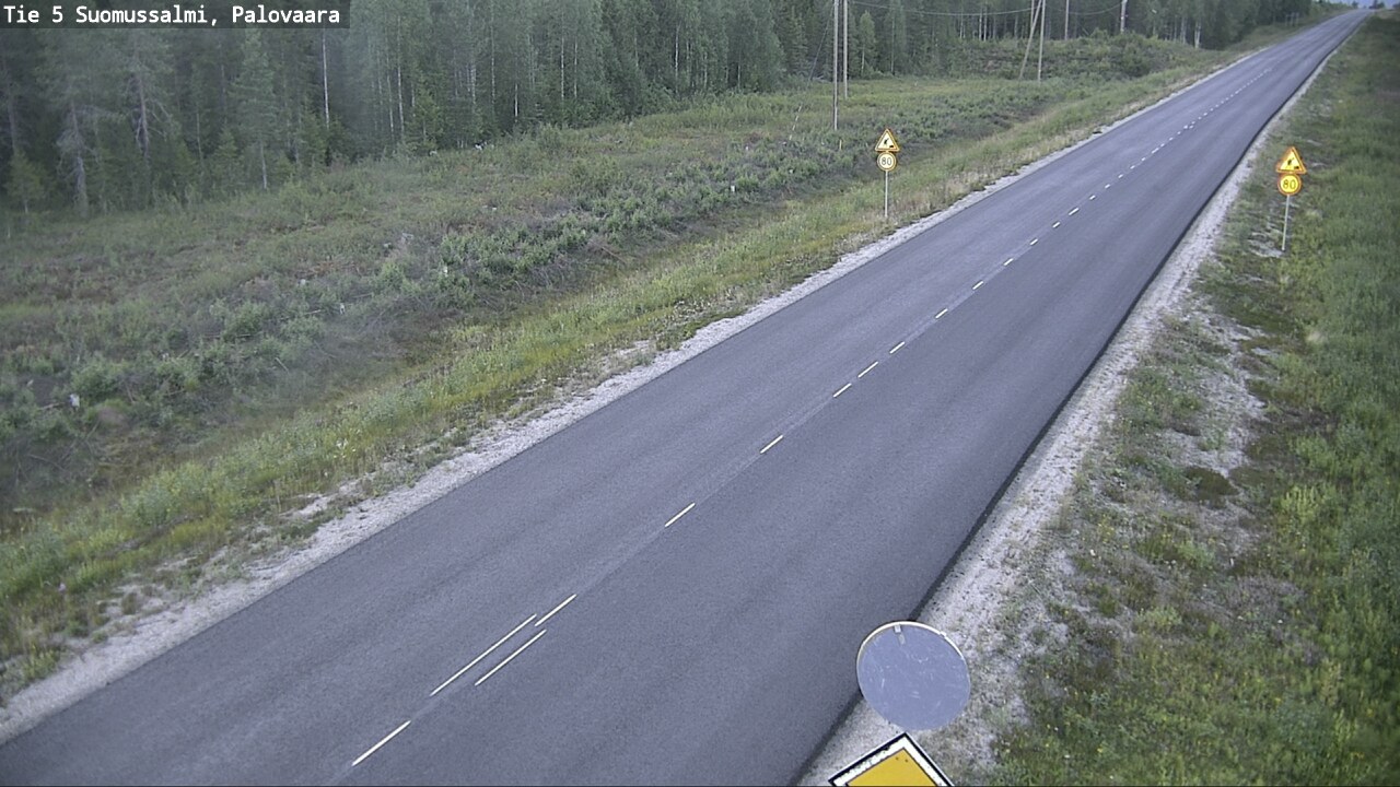 Kelikamerat Kuva Tie 5 Suomussalmi, Palovaara, Suomussalmi, Kainuu